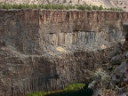 There is a lot of columnar basalt along this hike. The columns are hundreds of feet tall.