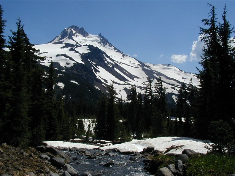 Whitewater River as it flows away from Mt. Jefferson.