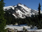 Mt. Jefferson from the southern edge of Jefferson Park in July.