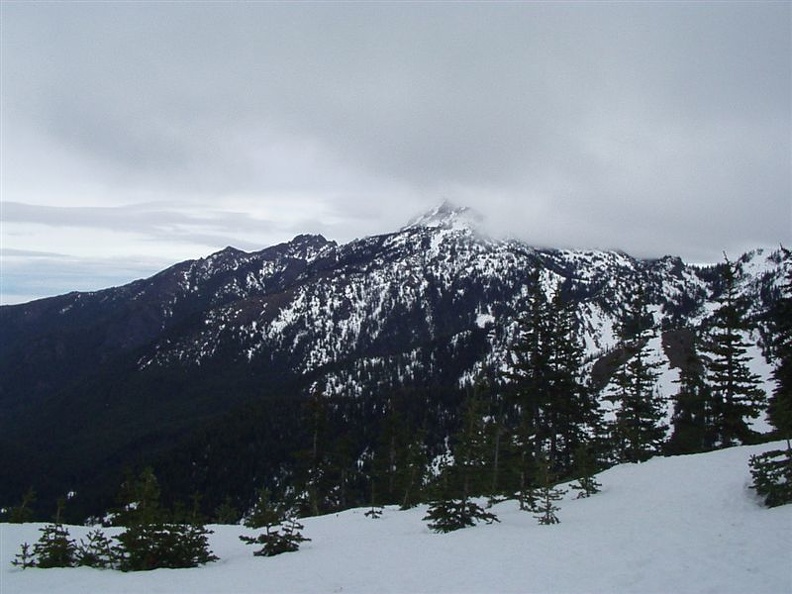 The view on the way up Hurricane Hill