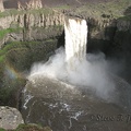 Palouse Falls plunges over a basalt precipice and makes quite a show in the spring.