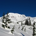 How beautiful Mt. Rainier is on a sunny day.