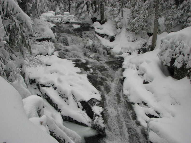 Madcap Falls looks great in winter.