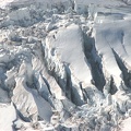 Crevasses on the Nisqually Glacier below Camp Muir in Mt. Rainier National Park.