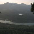Looking down at the Columbia River from the Ruckel Ridge Trail.