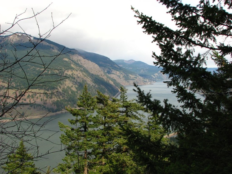 The eastern view from the end of the trail. 