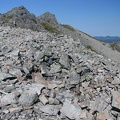 View of one of the Indian pits on Indian Pits Trail near Silver Star Mountain, Washington.