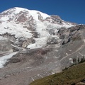 Mt. Rainier and the Nisqually Glacier along the Skyline Trail.