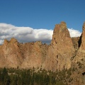 More rock spires at Smith Rock State Park provide for great scenery as you hike through the park.