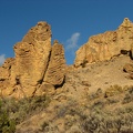 Various rock spires at Smith Rock State Park provide for great scenery as you hike through the park.