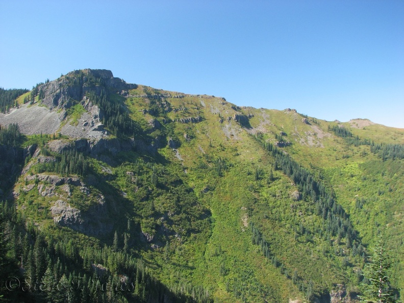 Looking Across Star Canyon. Ed's Trail goes along this ridge.