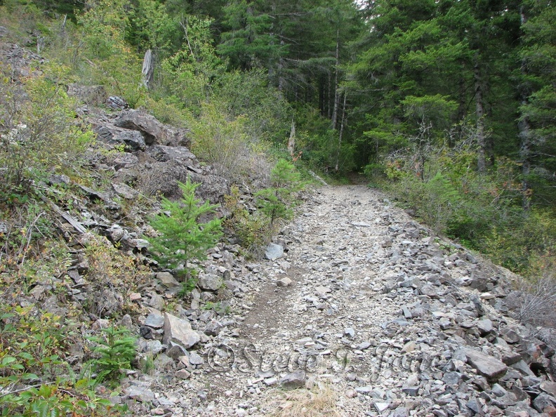 The Starway Trail uses old 4WD trails on the lower part of the trail.