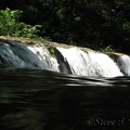 Another of the many small waterfalls of Sweet Creek cascades along the trail and is easily accessible from the trail.