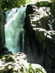 You can get pretty close to Sweet Creek Falls, but the rocks get slicker from the spray as you get closer to the falls.