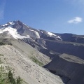 It is starting to look like a moon surface rather than a mountain in the Cascades.