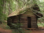 This cabin is the oldest surviving structure at Mt. Rainier National Park. It was built by Elcaine Longmire in 1888.