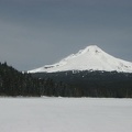 Mt. Hood from the south shore of Trillium Lake.