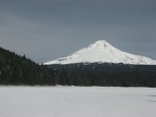 Mt. Hood from the south shore of Trillium Lake.