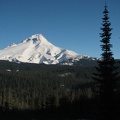 Mt. Hood from a viewpoint along the Forest Service Road just south of Barlow Pass.