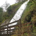 Munra Falls sluices underneath the trail and flows into Tanner Creek