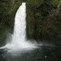 The lower part of Wahclella Falls showing the classic puchbowl fall