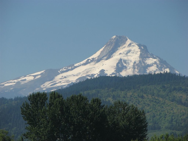 Mt. Hood from the Anthill Trail near Wahtum Lake.