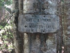 Trail sign for the Anthill Trail near Wahtum Lake.