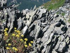 Fractured rocks on Tomlike Mountain