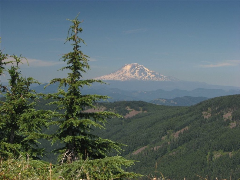 Mt. Hood from the summit of Tomlike Mountain.