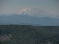 Mt. St. Helens from the top of Chinidere Mountain.