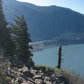 Looking east into at the Columbia River from Wind Mountain.
