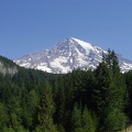 A view taken from the porch of the National Park Inn.