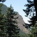 Looking west along the Wyeth trail.