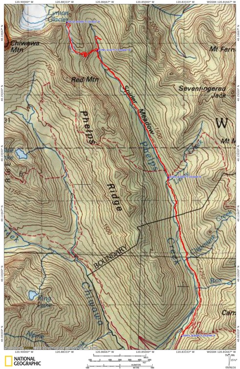 Phelps Creek Route WA