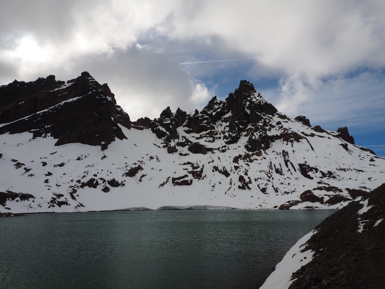 A lot of people trek to No Name Lake in the Three Sisters Wilderness.