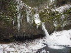 There were several intrepid hikers that came out to view Ponytail Fallls.