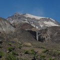 Loowit Falls is accessed by a short side trail from the Loowit Trail.