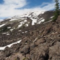 This section of the trail is very rocky.