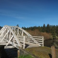 Pass over this lovely little bridge on the Fort to Sea Trail