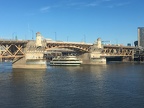 The Portland Spirit often takes cruises on the Willamette River