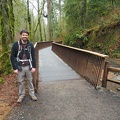 Nice bridge over Balch Creek can handle the crowds on this trail.