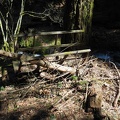 Here are the remains of the bridge over Pernham Creek.