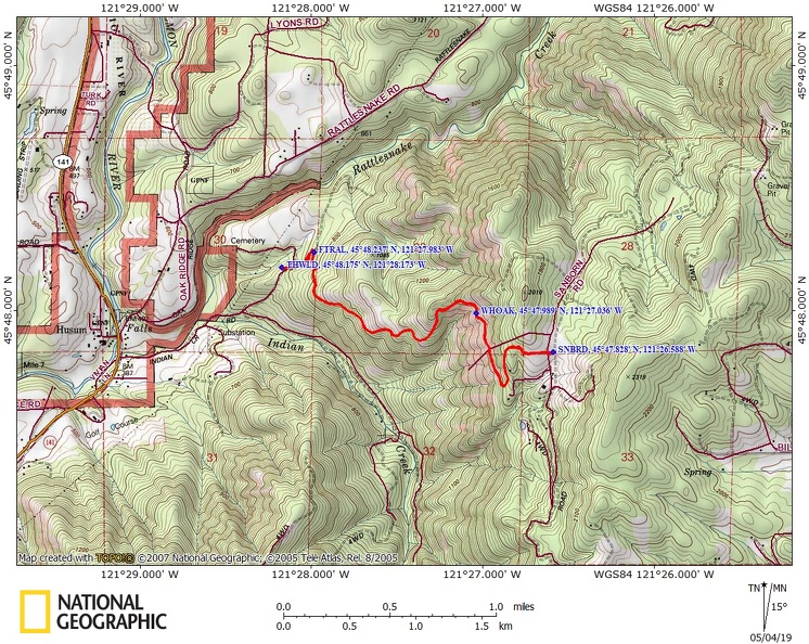 Weldon Wagon Trail Route OR