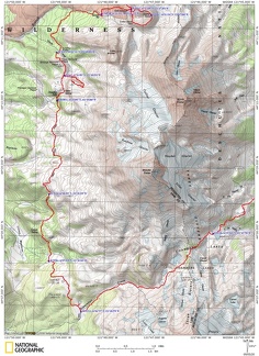 Three Sisters Camp Lake Day 2 Route OR