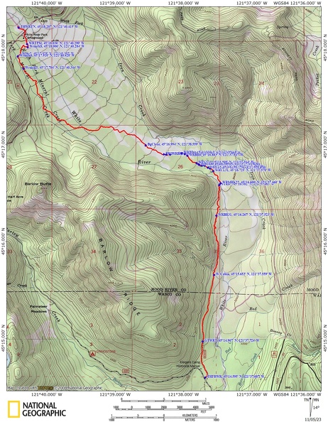 White River Trail Route OR