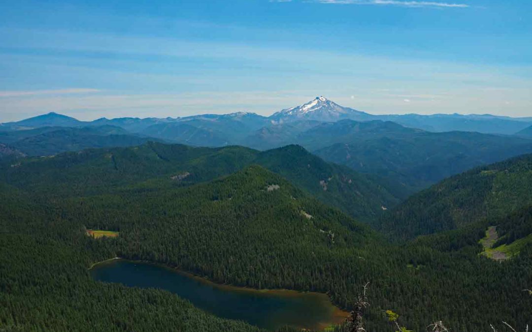 Elk Lake from Battle Ax Mountain