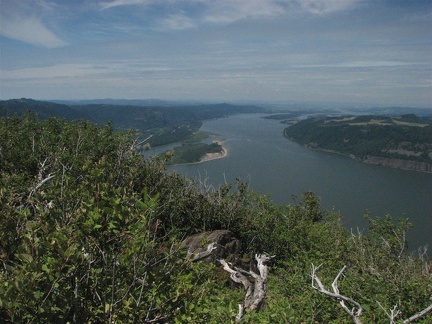 Angel's Rest looking west towards Portland