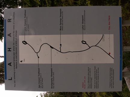 Information showing features of the area