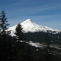 The forest road has several nice views of Mt. hood and the White River valley.