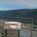 A trail signt at the top of Beacon Rock talks about the Missoula Floods and how they shaped the Gorge.